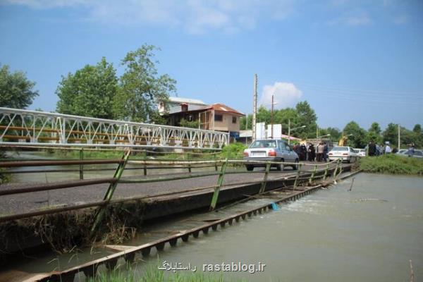 شروع عملیات پروژه بازسازی پل خمام رود سنگر