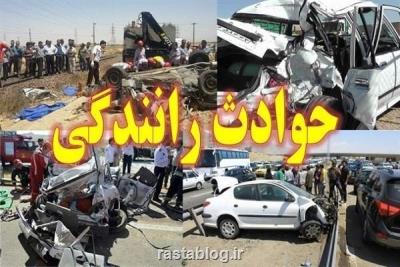 واژگونی سمند در محور بناب- ملکان با یک کشته و ۸ مصدوم