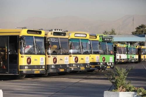 خدمات مجانی ناوگان حمل و نقل عمومی مشهد درمراسم جاماندگان اربعین