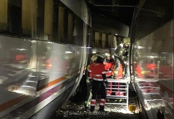 برخورد دو قطار ۱۳ زخمی برجای گذاشت